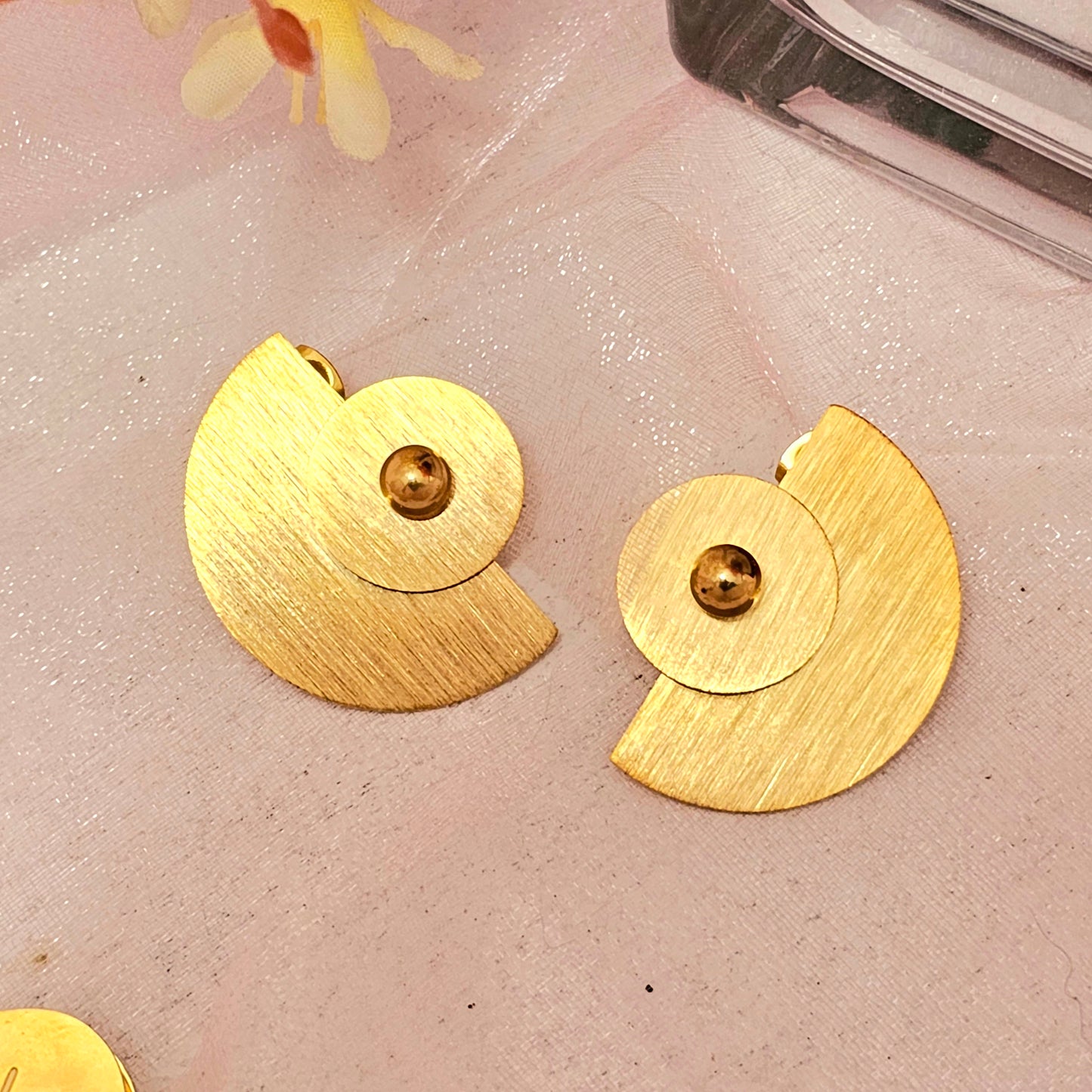 Gold Geometric Earring